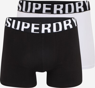 Boxeri Superdry pe negru / alb, Vizualizare produs