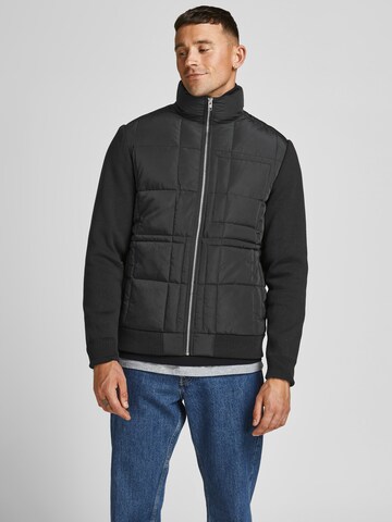 JACK & JONES - Chaqueta de entretiempo 'Rocco' en negro: frente