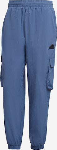 ADIDAS SPORTSWEAR Loose fit Workout Pants ' City Escape ' in Blue: front