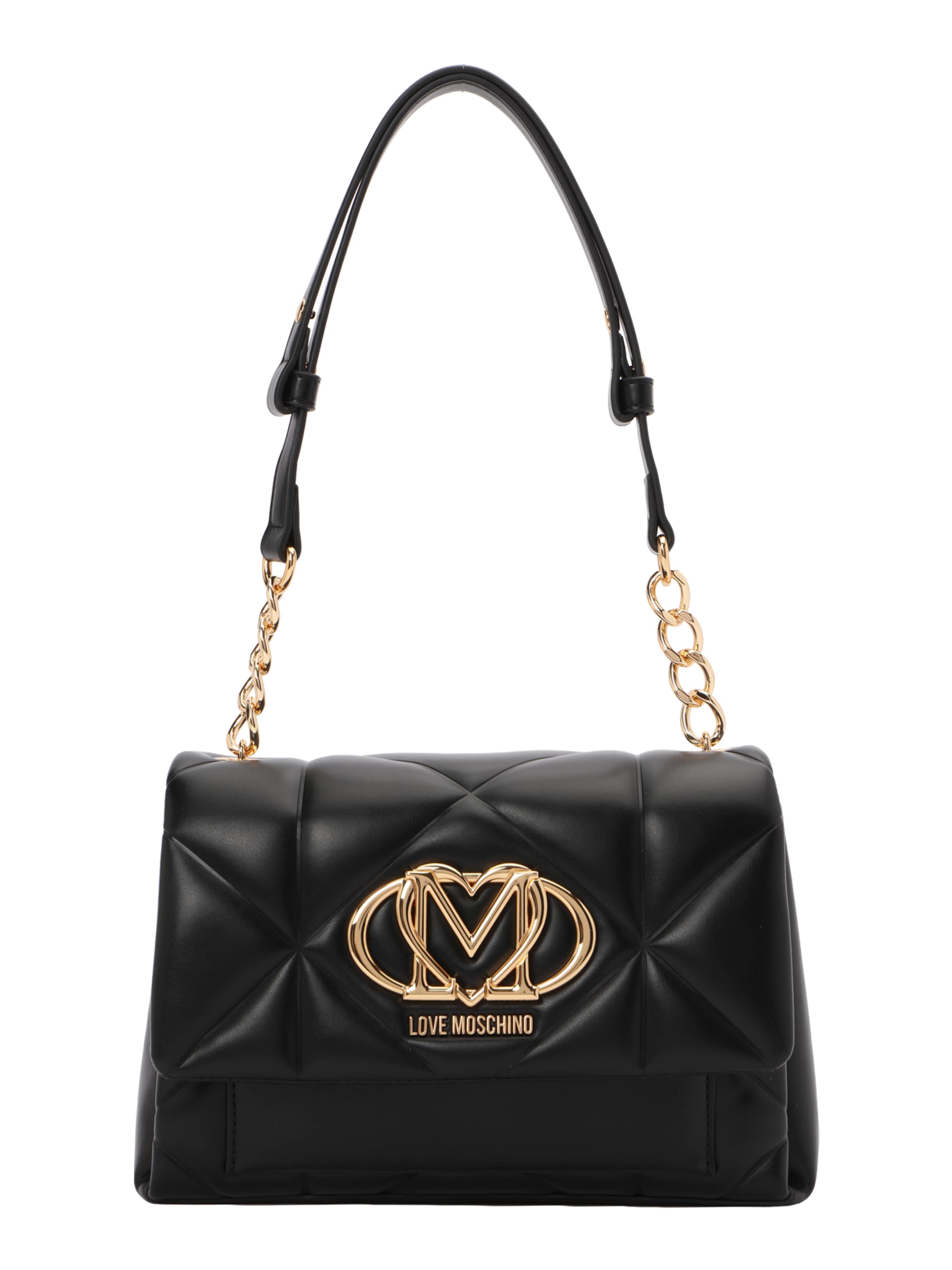 Love Moschino Skuldertaske i sort: forside