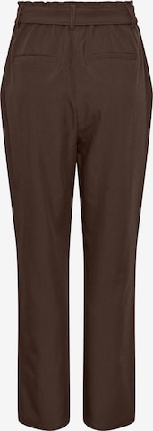 PIECES Regular Pants 'Bosella' in Brown