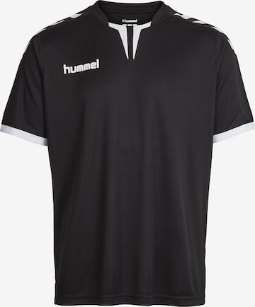 T-Shirt fonctionnel Hummel en noir : devant