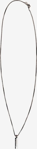 Eternal Necklace 'Box' in Silver: front