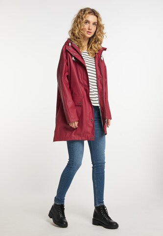 Schmuddelwedda Between-seasons coat in Red