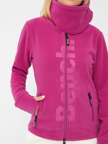 BENCH Fleece jas in Roze