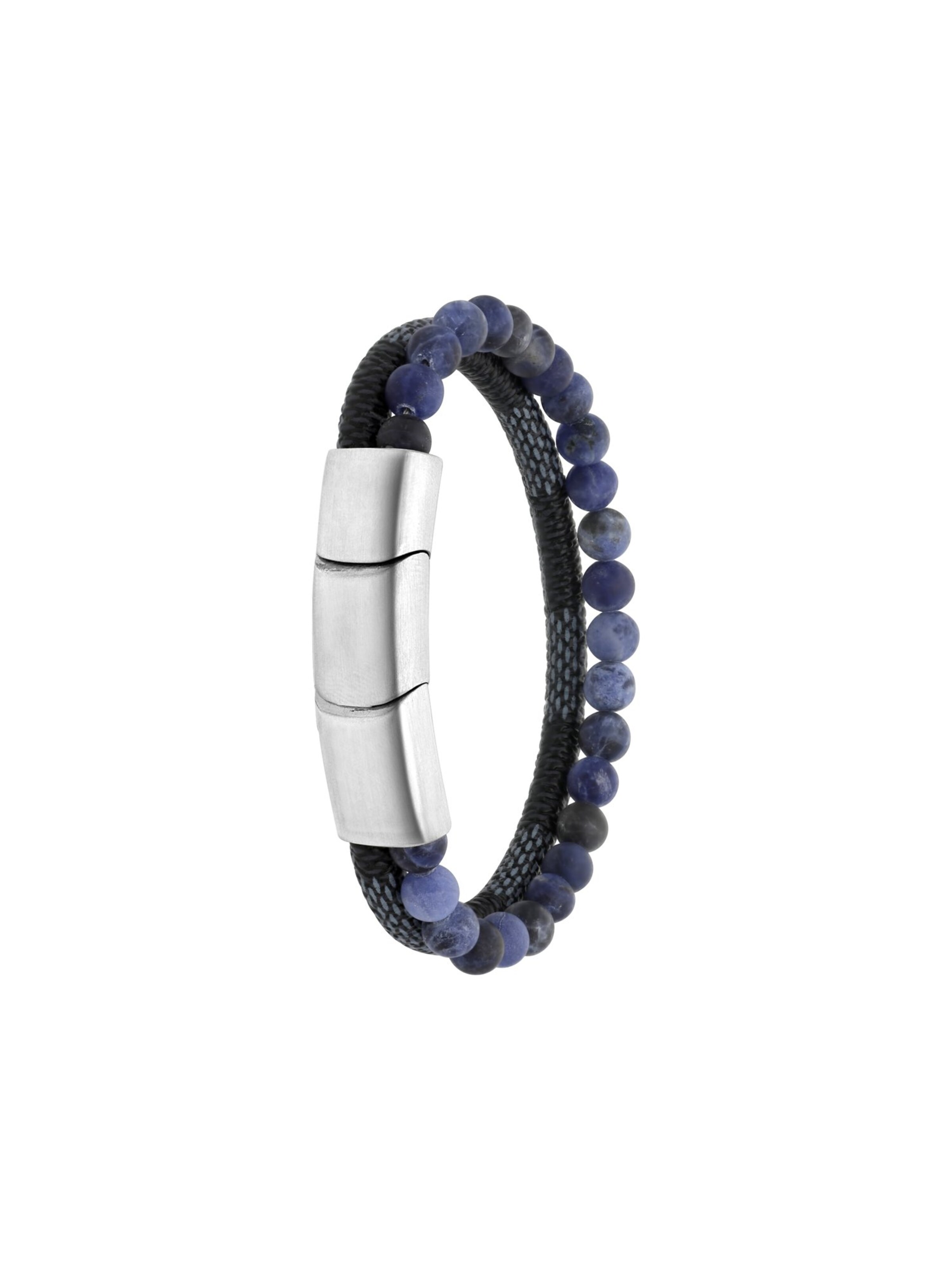 Lucardi Armband 'Suit & Tie' in Zwart