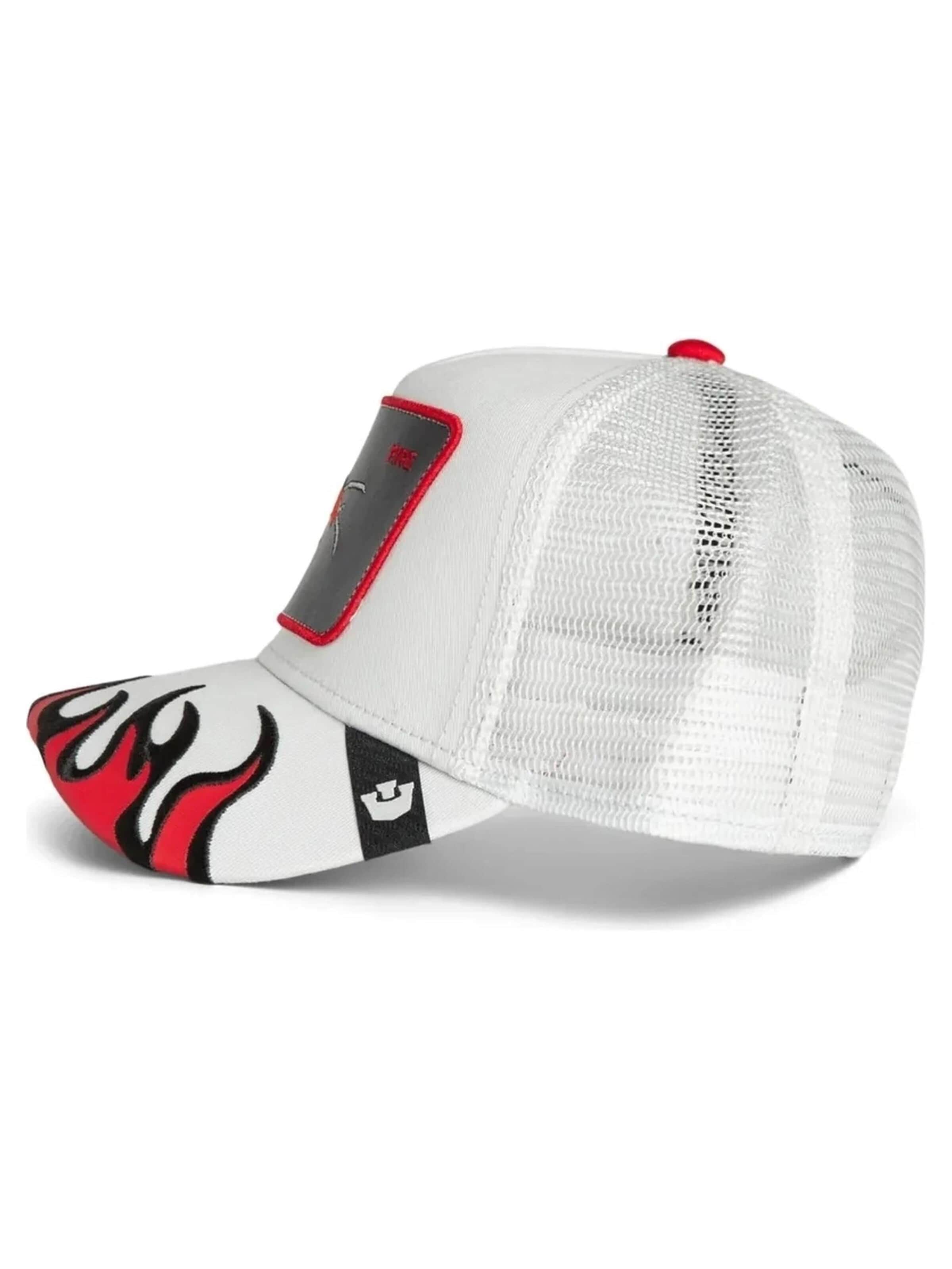 GOORIN Bros. - Boné 'Gorra goorin bros blanca hormaiga fire flames trucker cap' em branco