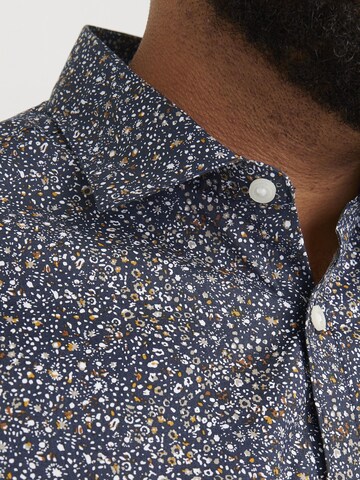 Jack & Jones Plus Regular fit Overhemd in Blauw