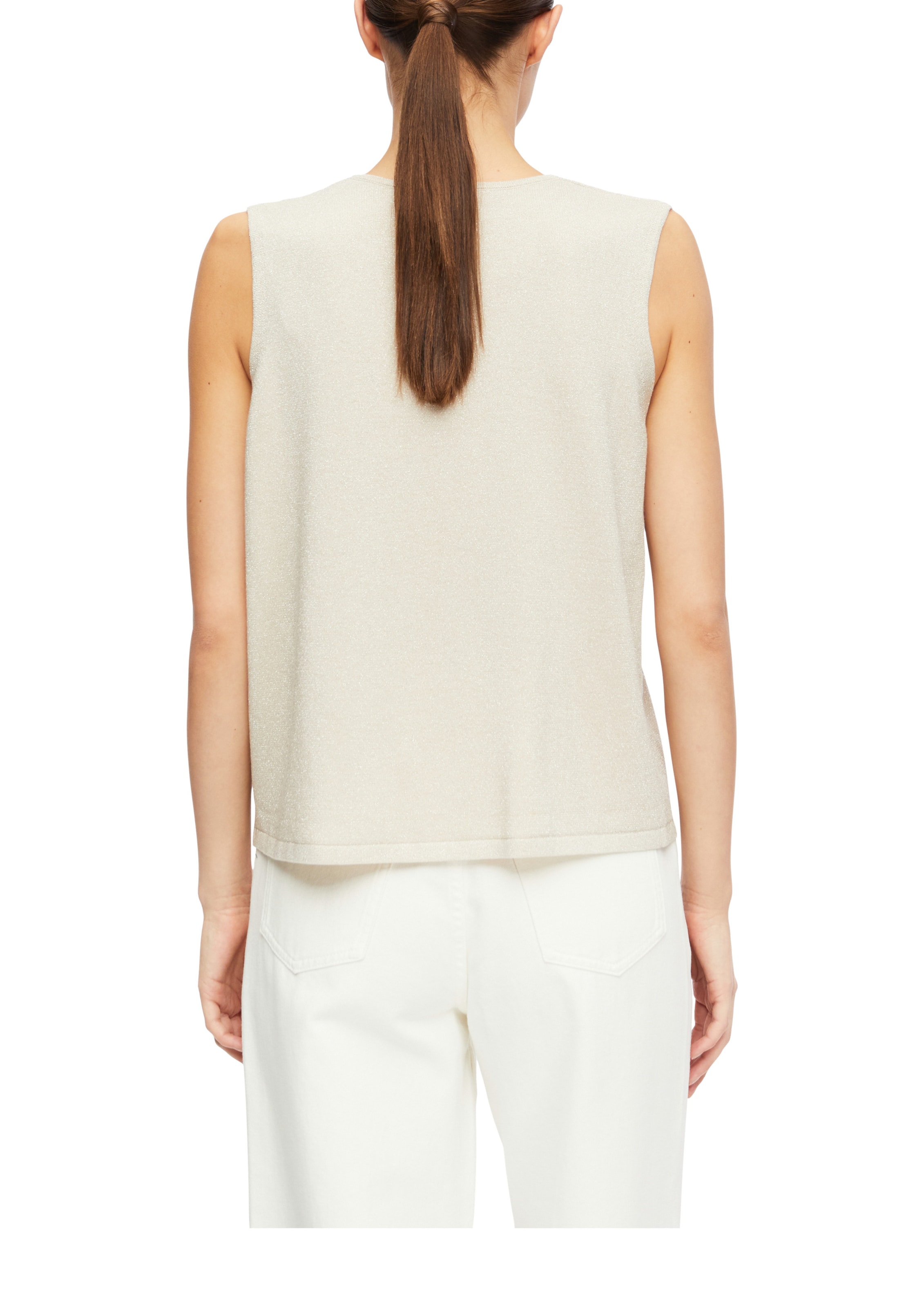COMMA Stricktop in Beige