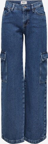 Regular Jeans cargo 'HONEY' ONLY en bleu : devant