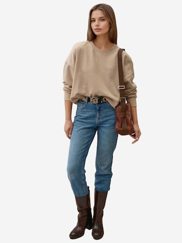 Sweat-shirt Hiccup en beige