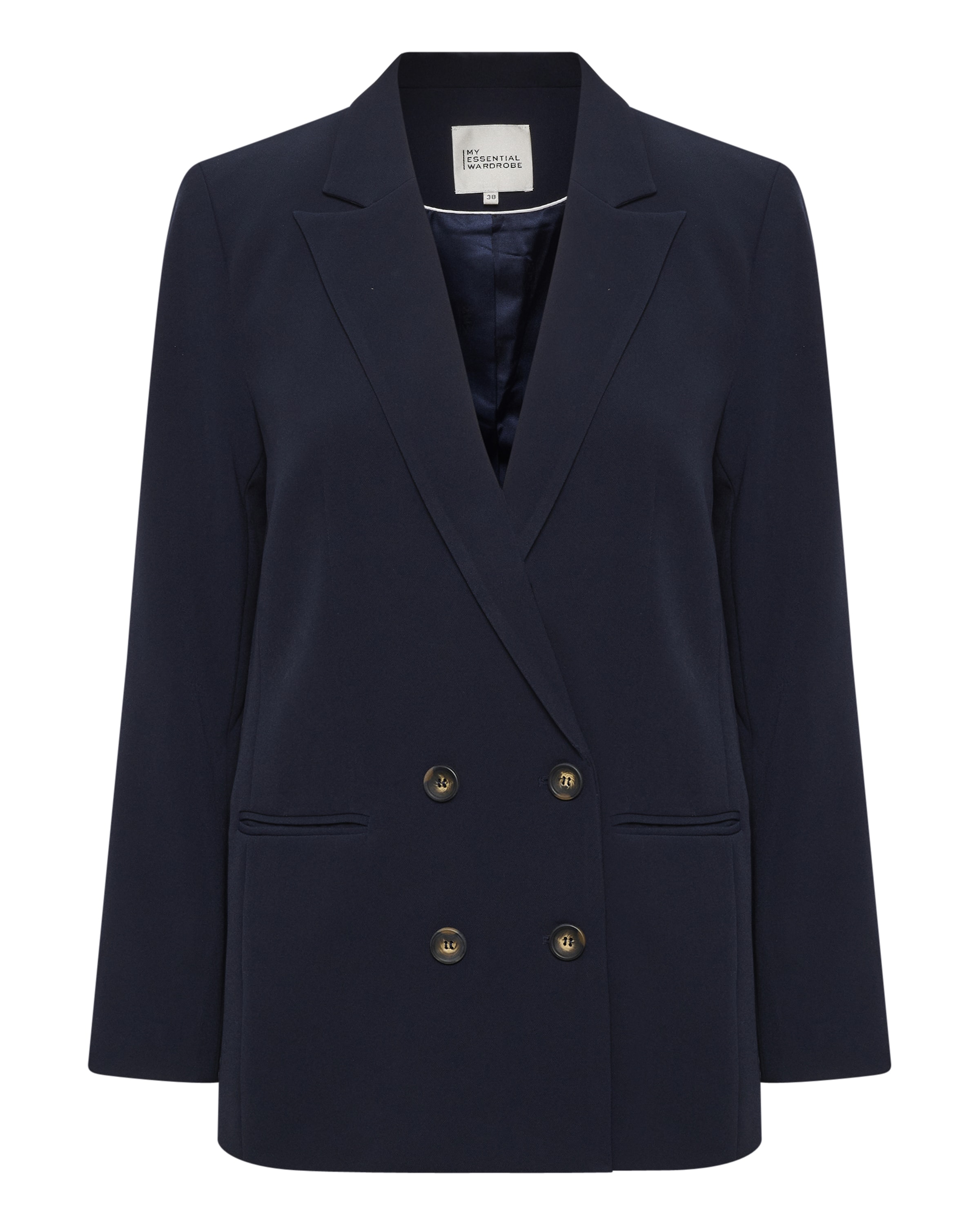 My Essential Wardrobe Blazer '27 ' in Blue: front