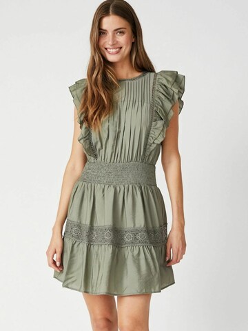co'couture Jurk in Groen: voorkant