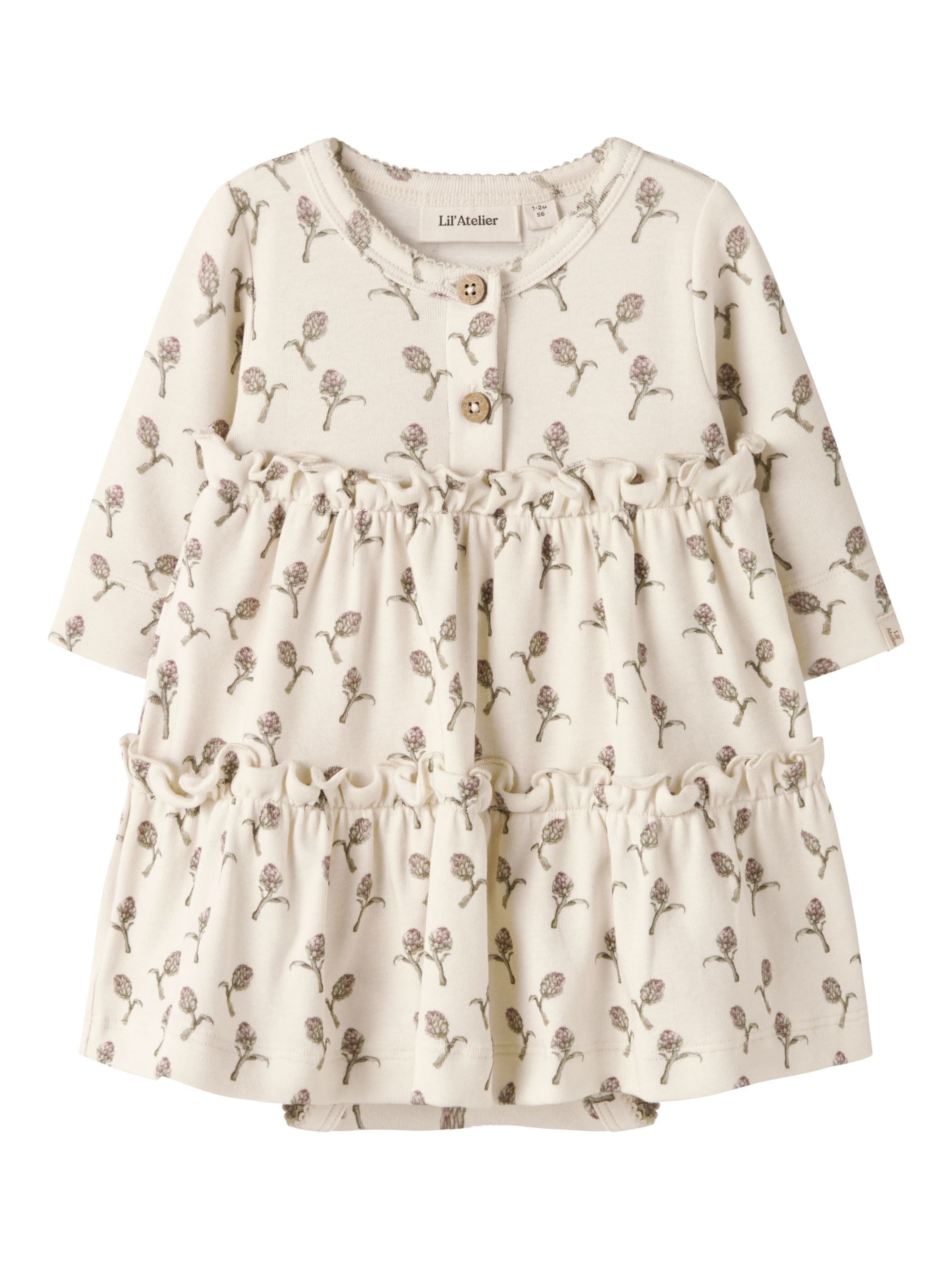 Lil'Atelier - Vestido en beige: frente