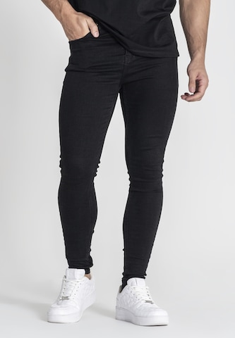 Gianni Kavanagh Skinny Jeans 'Core' in Zwart: voorkant