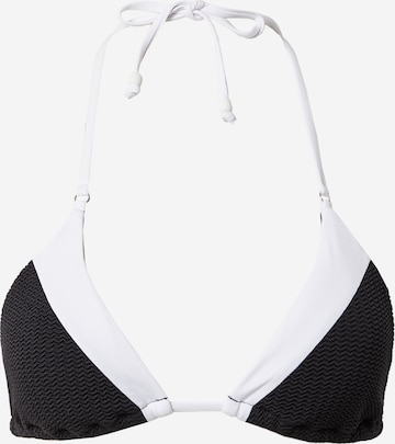 Seafolly Triangle Bikini Top 'Slice Of' in White: front