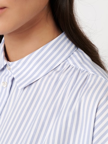 Chemisier 'Florine' DESOTO en bleu