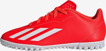 Chaussure de sport 'X Crazyfast Club TF' ADIDAS PERFORMANCE en rouge : devant