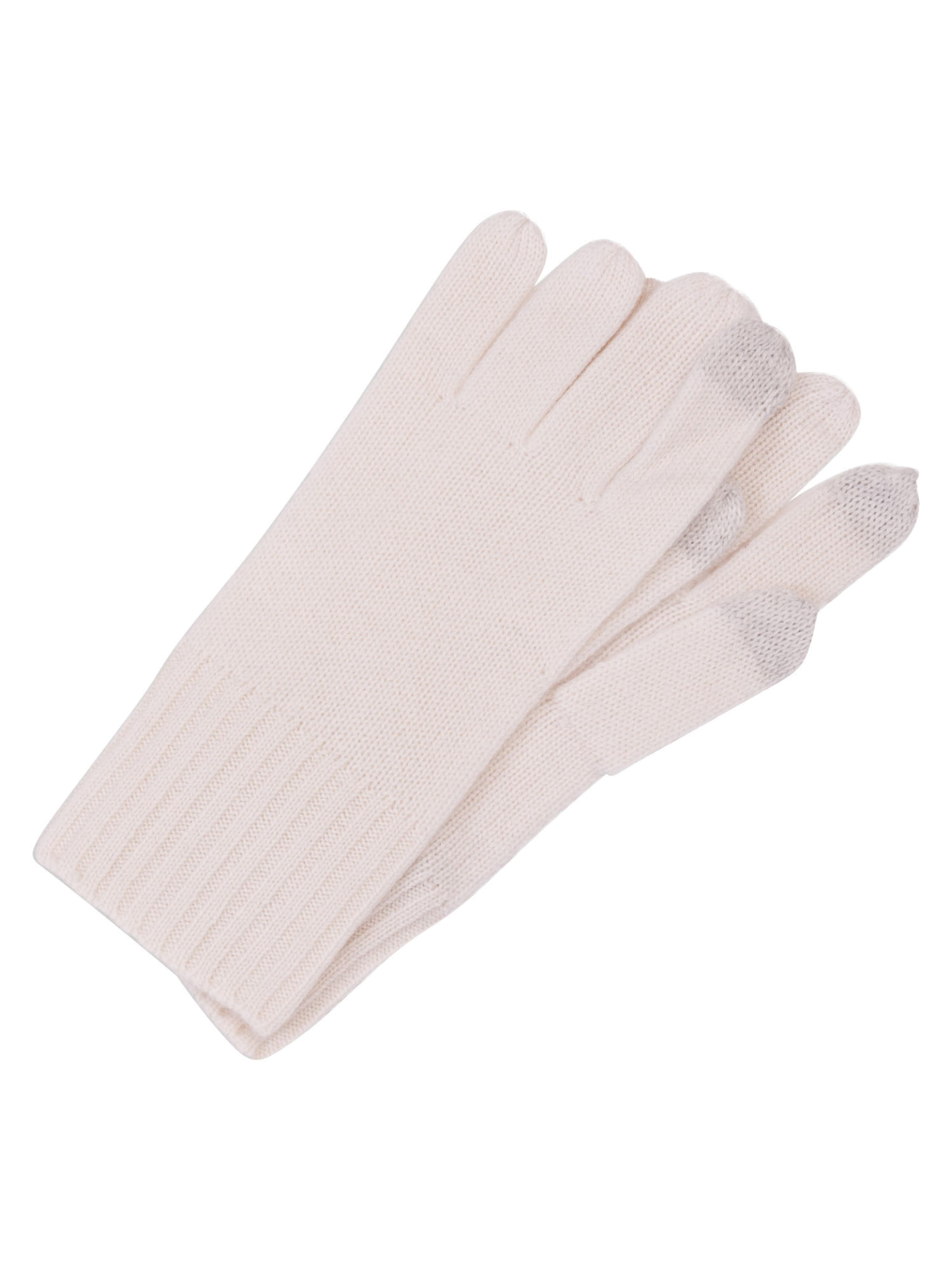 CASH-MERE.CH Sormikkaat värissä valkoinen: etupuoli