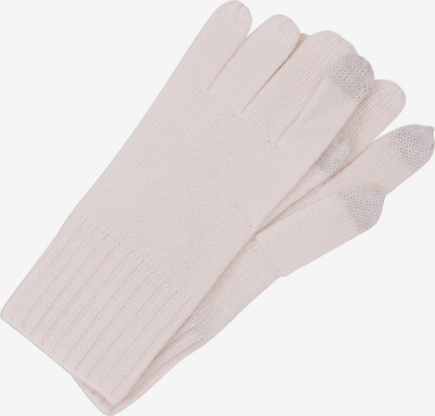 CASH-MERE.CH Kaschmir Fingerhandschuhe in S-M in grau / weiß, Produktansicht