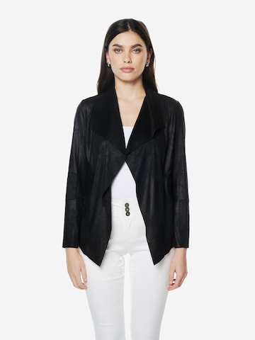 KOROSHI Prechodná bunda - Čierna: predná strana