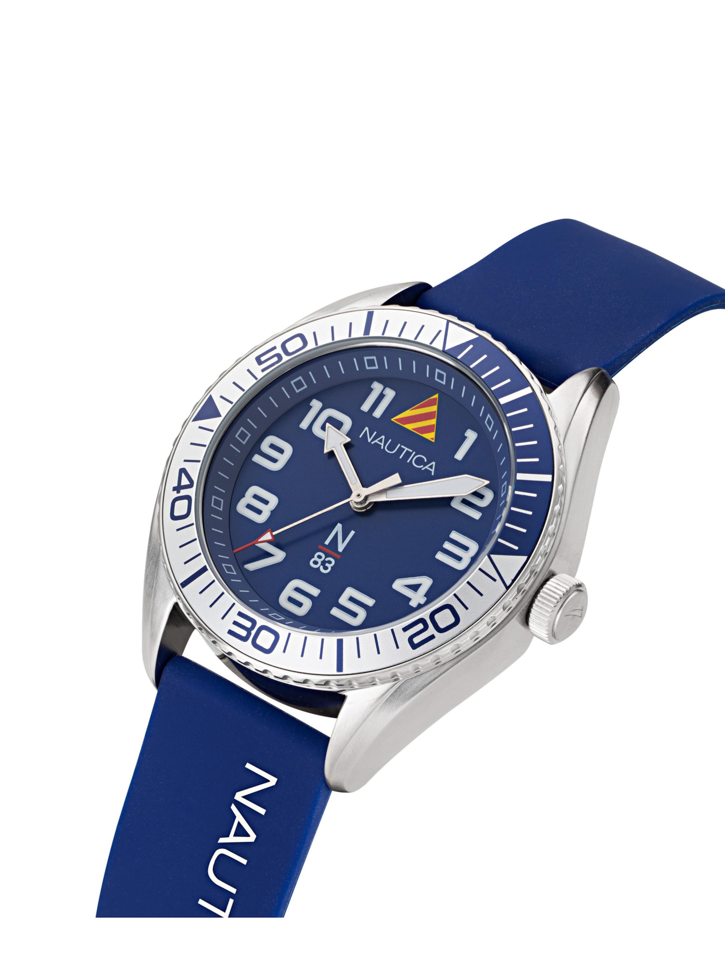 NAUTICA Analoog horloge 'N83' in Blauw