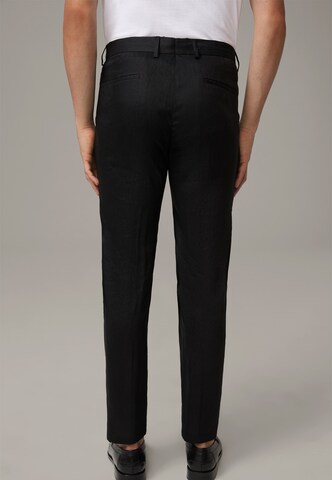 Coupe slim Pantalon à plis STRELLSON en noir