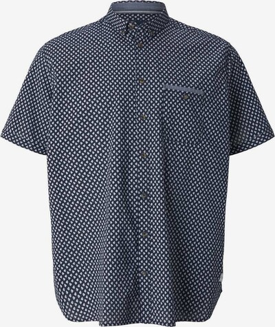 TOM TAILOR Men + Hemd in navy / weiß, Produktansicht