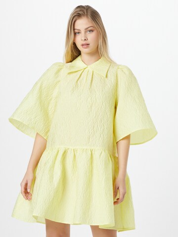 Stella Nova Košeľové šaty 'Hiba' - Žltá: predná strana