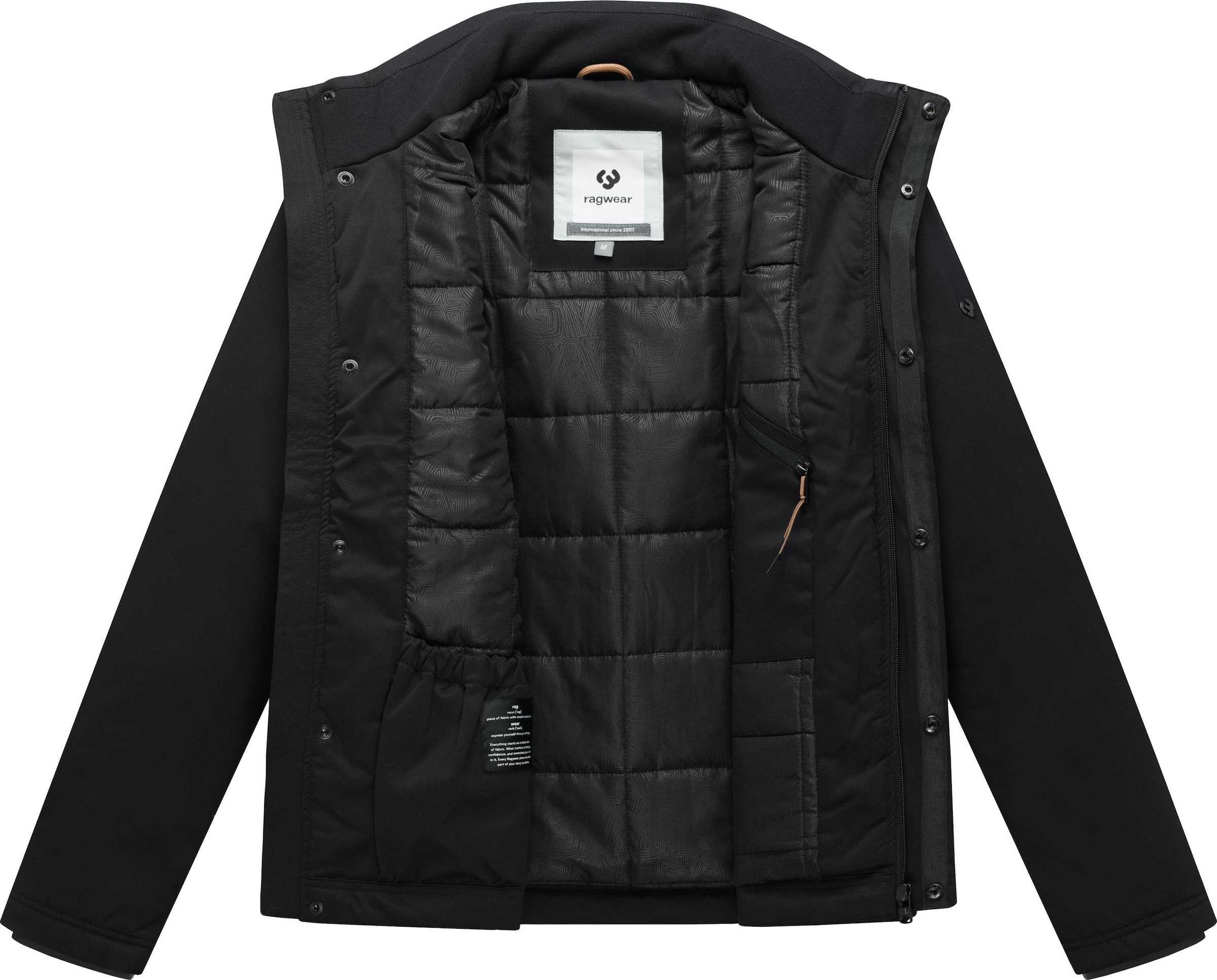 Giacca funzionale di Ragwear in nero
