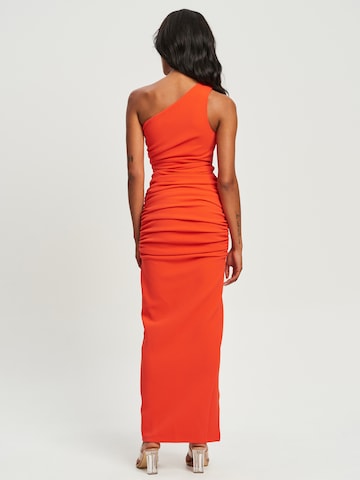 BWLDR Cocktailkleid 'TOBI' in Orange: zadná strana