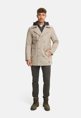 Manteau mi-saison 'Cliff' INDICODE JEANS en beige