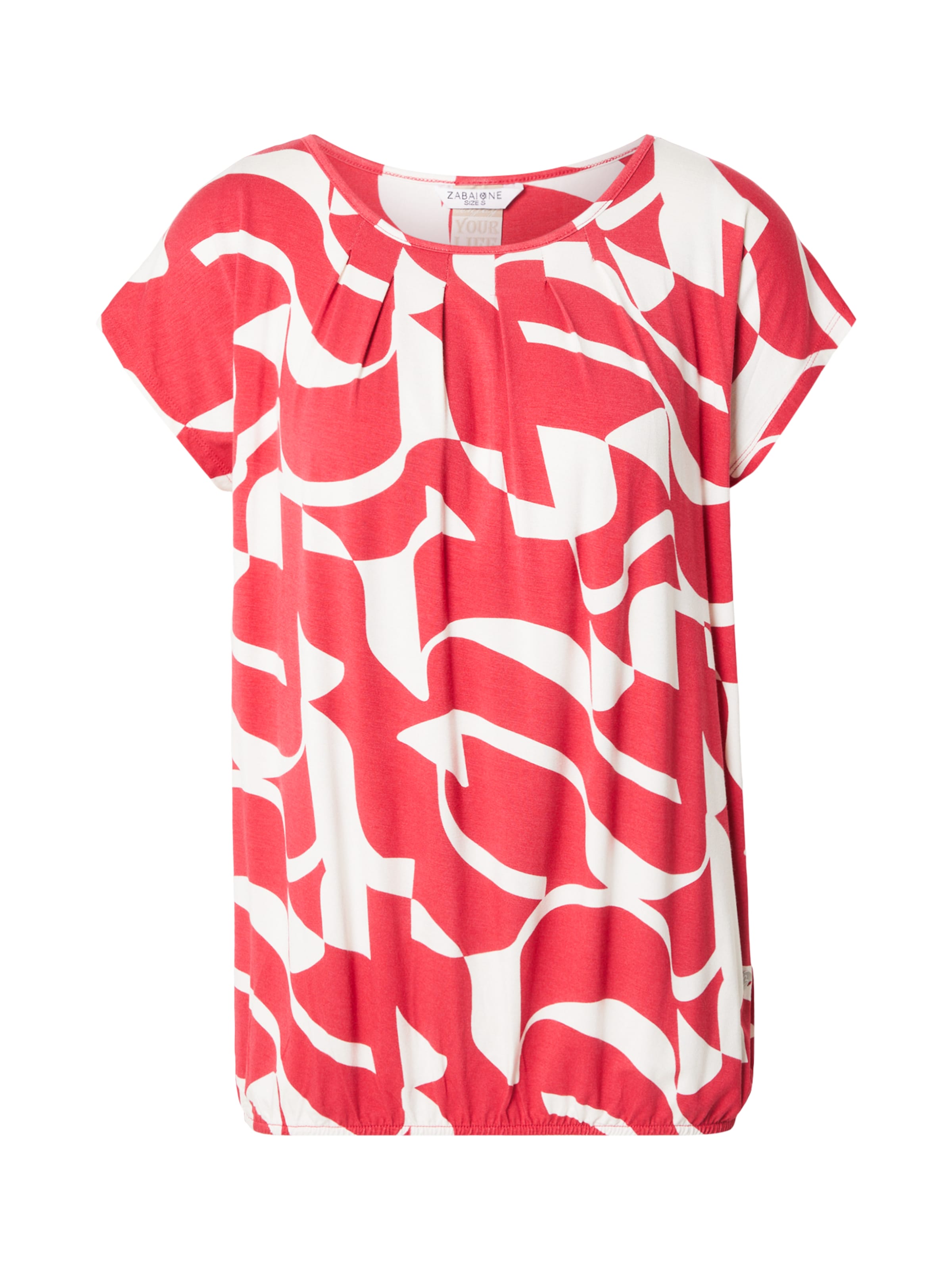 ZABAIONE Shirts 'Mi44nou' i rød: forside