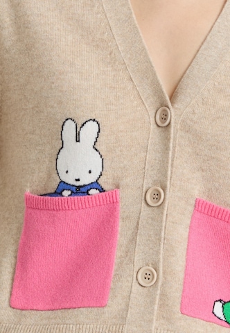 Chinti & Parker Cardigan 'Miffy' i beige