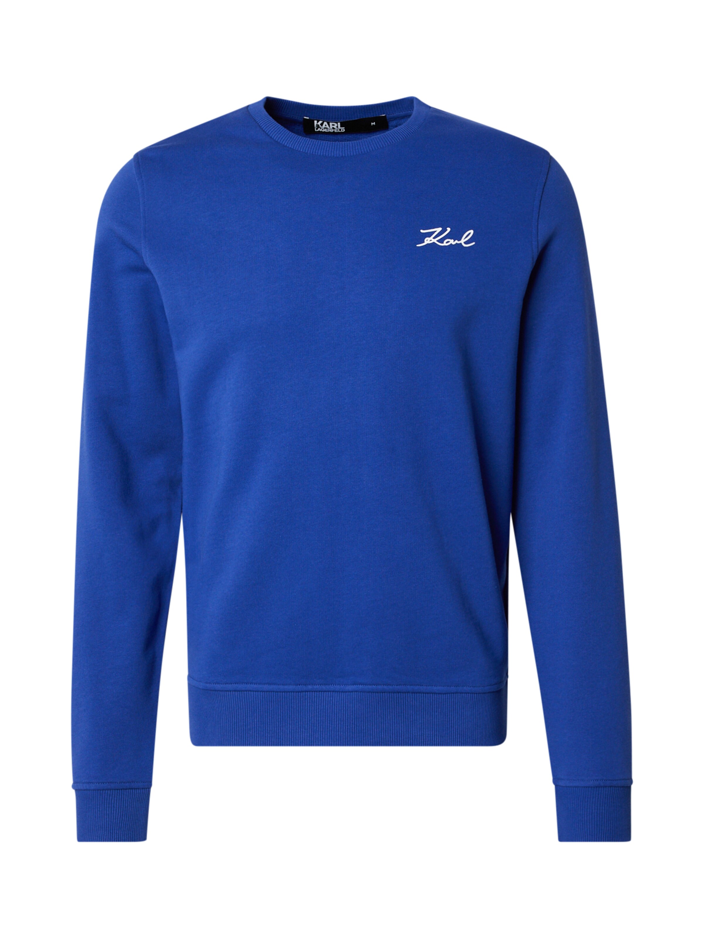 Karl Lagerfeld Μπλούζα φούτερ σε μπλε: μπροστά