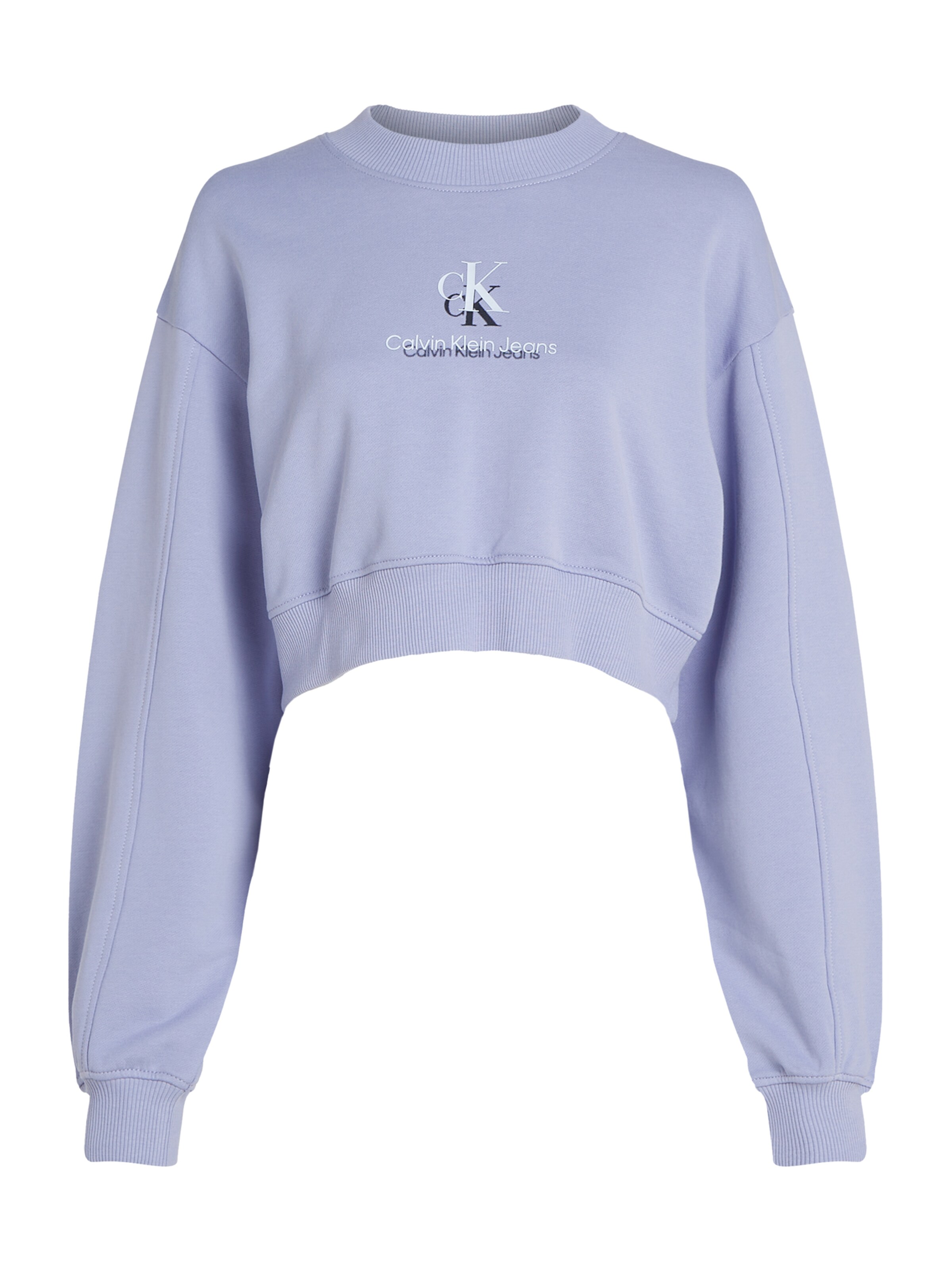 Calvin Klein Jeans Mikina 'SHADOW' – fialová: přední strana