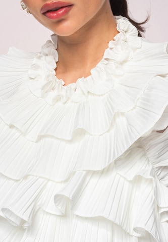 Ombre Top in Wit