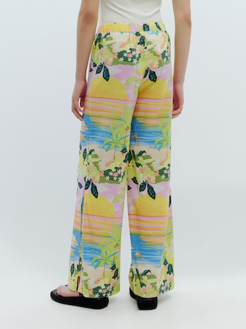 Wide Leg Pantalon 'Corina' EDITED en mélange de couleurs
