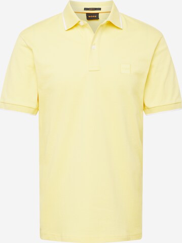 T-Shirt 'Passertip' BOSS en jaune : devant