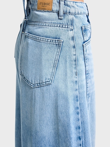 Wide Leg Jean 'PALAZZO MID RISE JEANS' IT'S BASIC en bleu