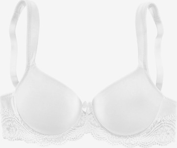 LASCANA T-shirt Bra in White: front