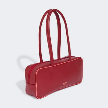 ADIDAS ORIGINALS - Mala de ombro 'Adicolor Elongated' em vermelho