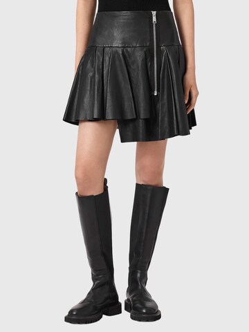Gonna di AllSaints in nero: frontale