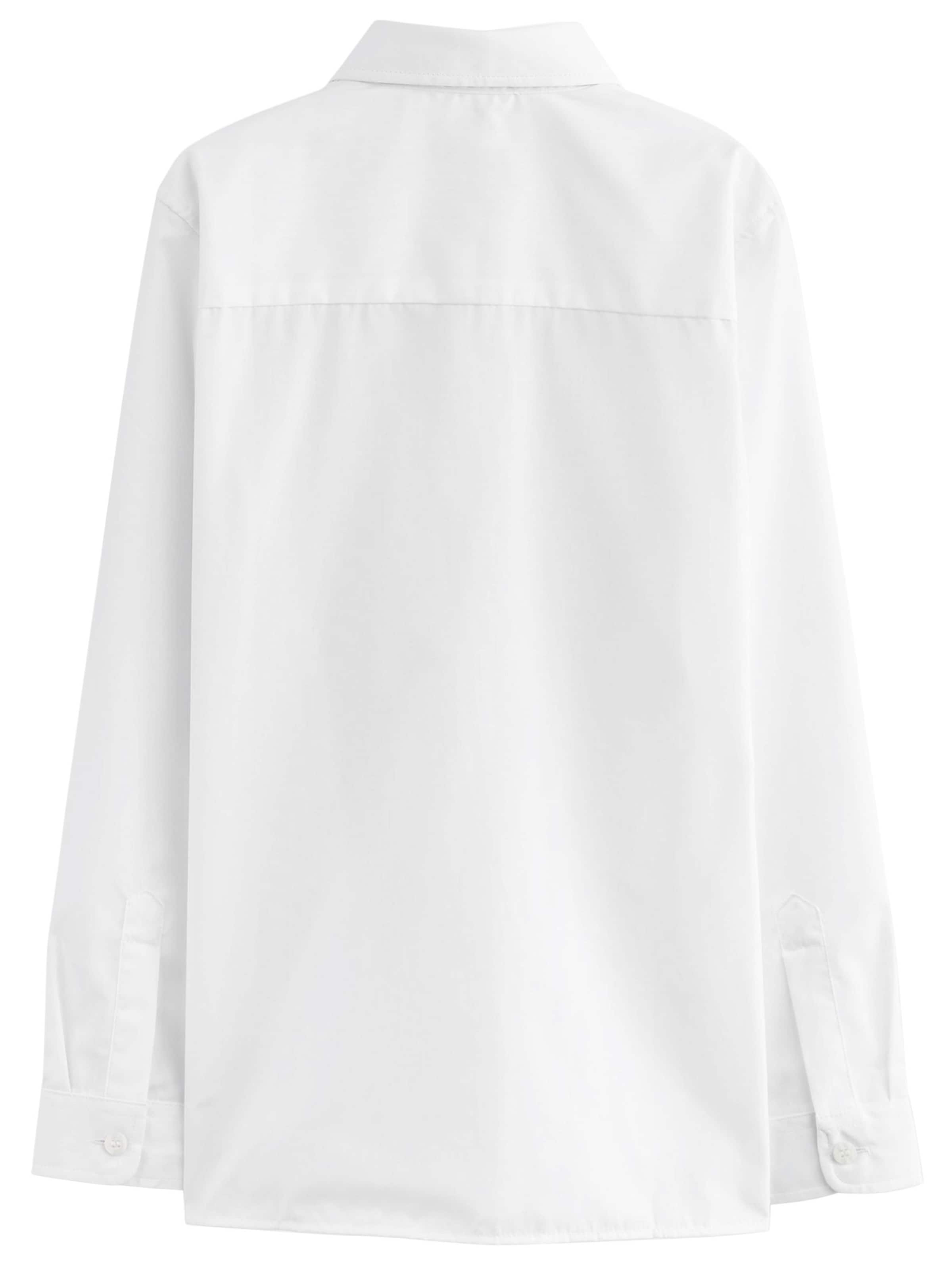 Next Средняя посадка Рубашка в Белый