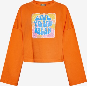 ebeeza Sweatshirt in Orange: front