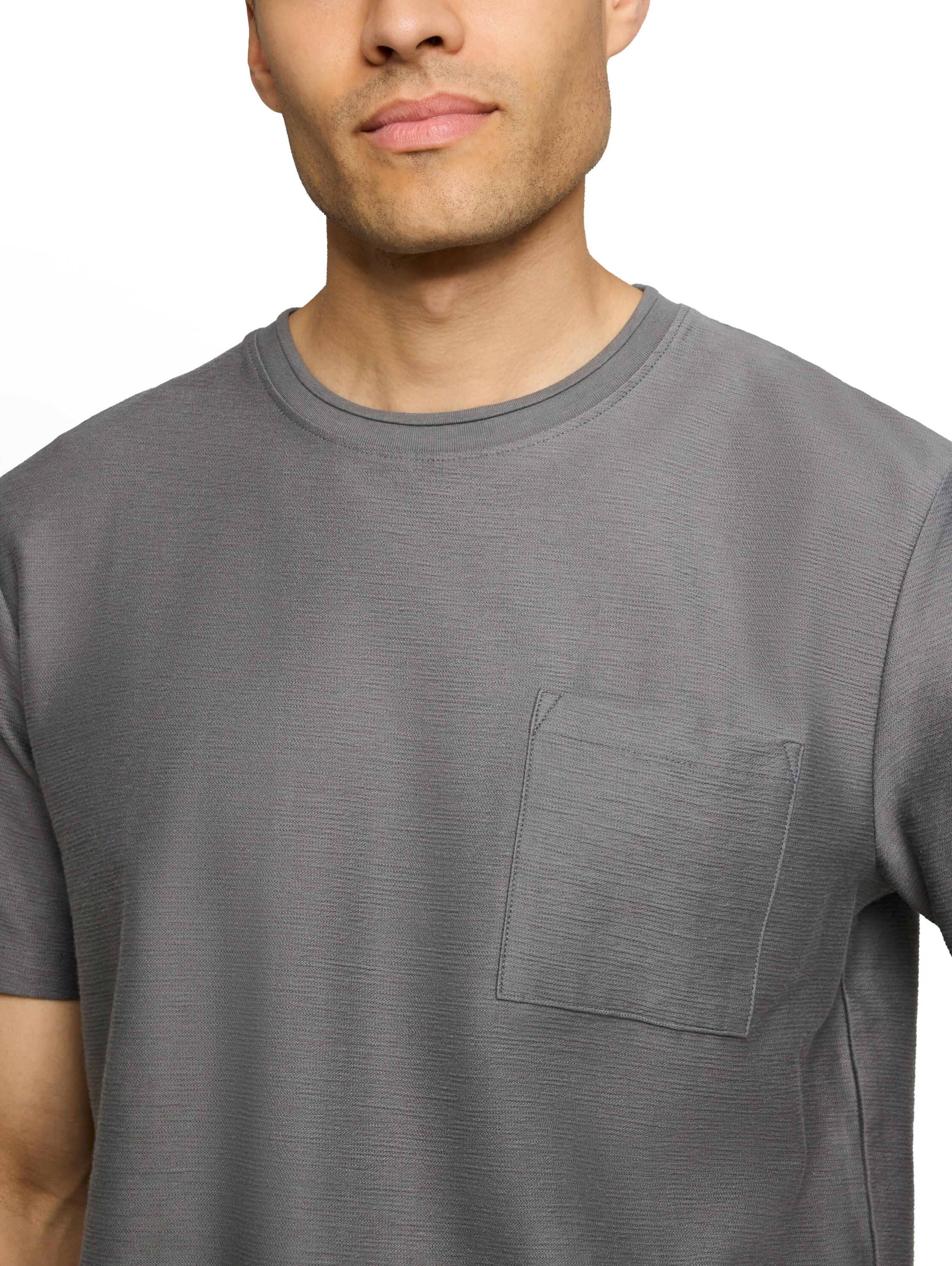 TOM TAILOR DENIM Shirt in Grey