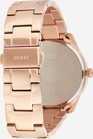 GUESS Analogové hodinky – zlatá
