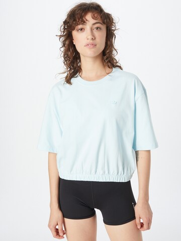 ADIDAS ORIGINALS T-Shirt 'Adicolor Contempo' in Blau: predná strana