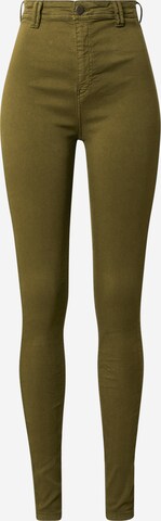 Skinny Pantalon 'Emily' Noisy may en vert : devant