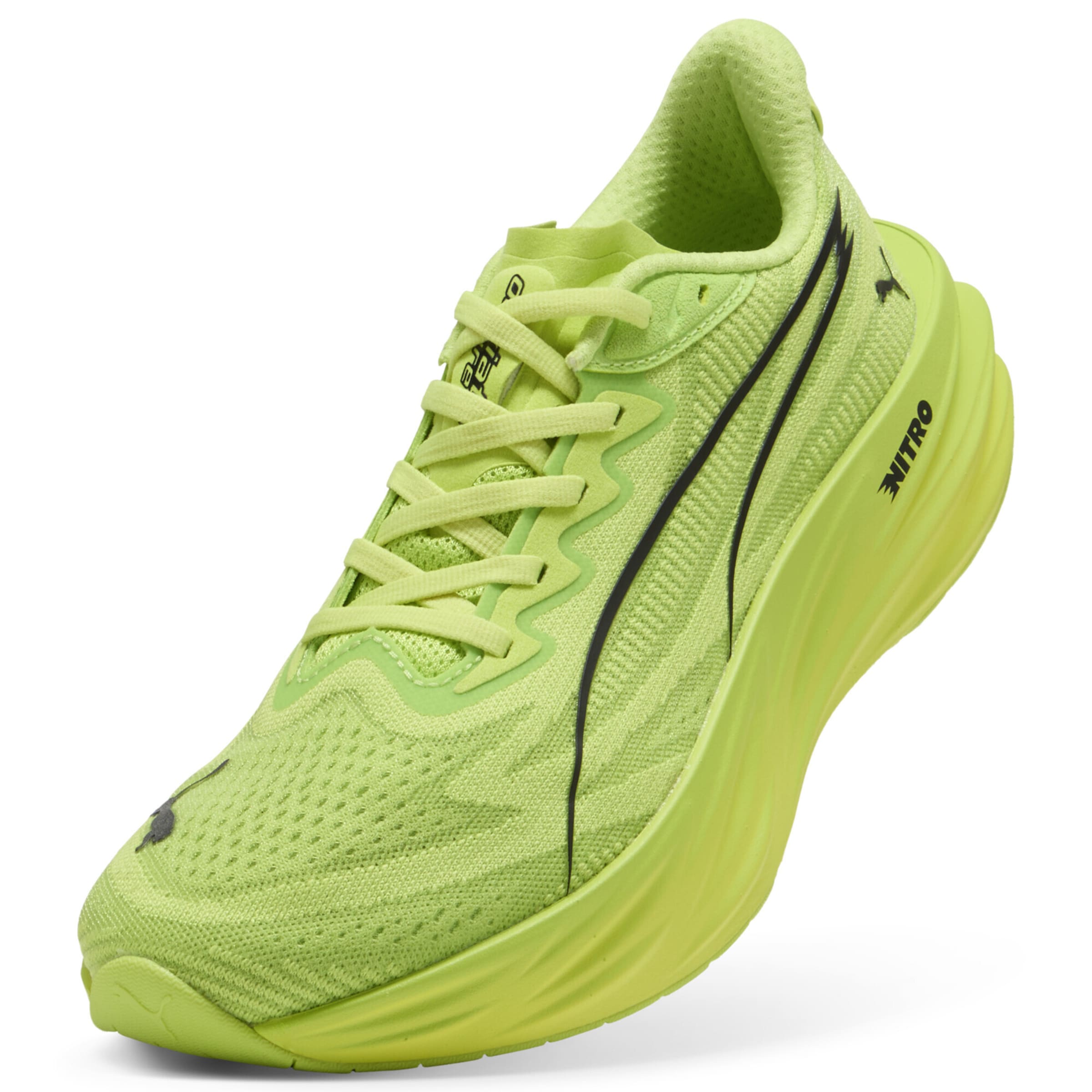 zaļš PUMA Skriešanas apavi 'Deviate Pure NITRO™': no priekšpuses